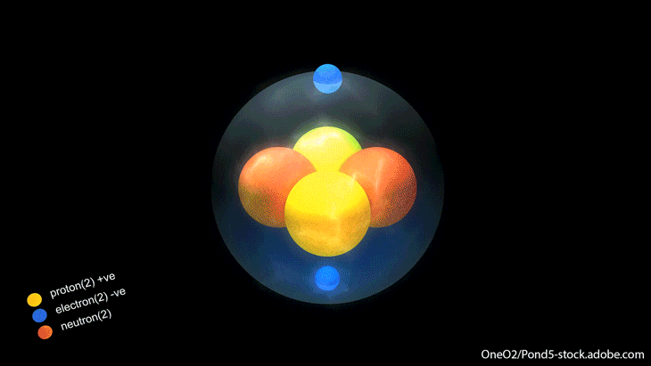 helium molecule